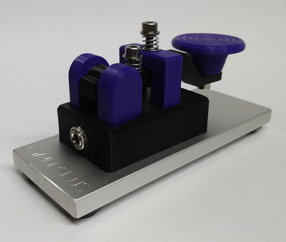 Purple Micro Morse Code Key W/ Aluminum Base – cwmorse.us