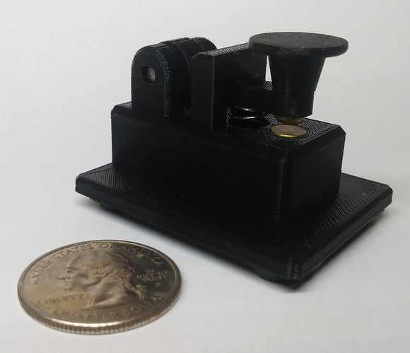 Black Nano QRP Morse Code Key