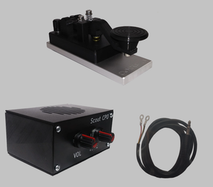 Camel Back Straight Key and Scout Oscillator Bundle With Cable