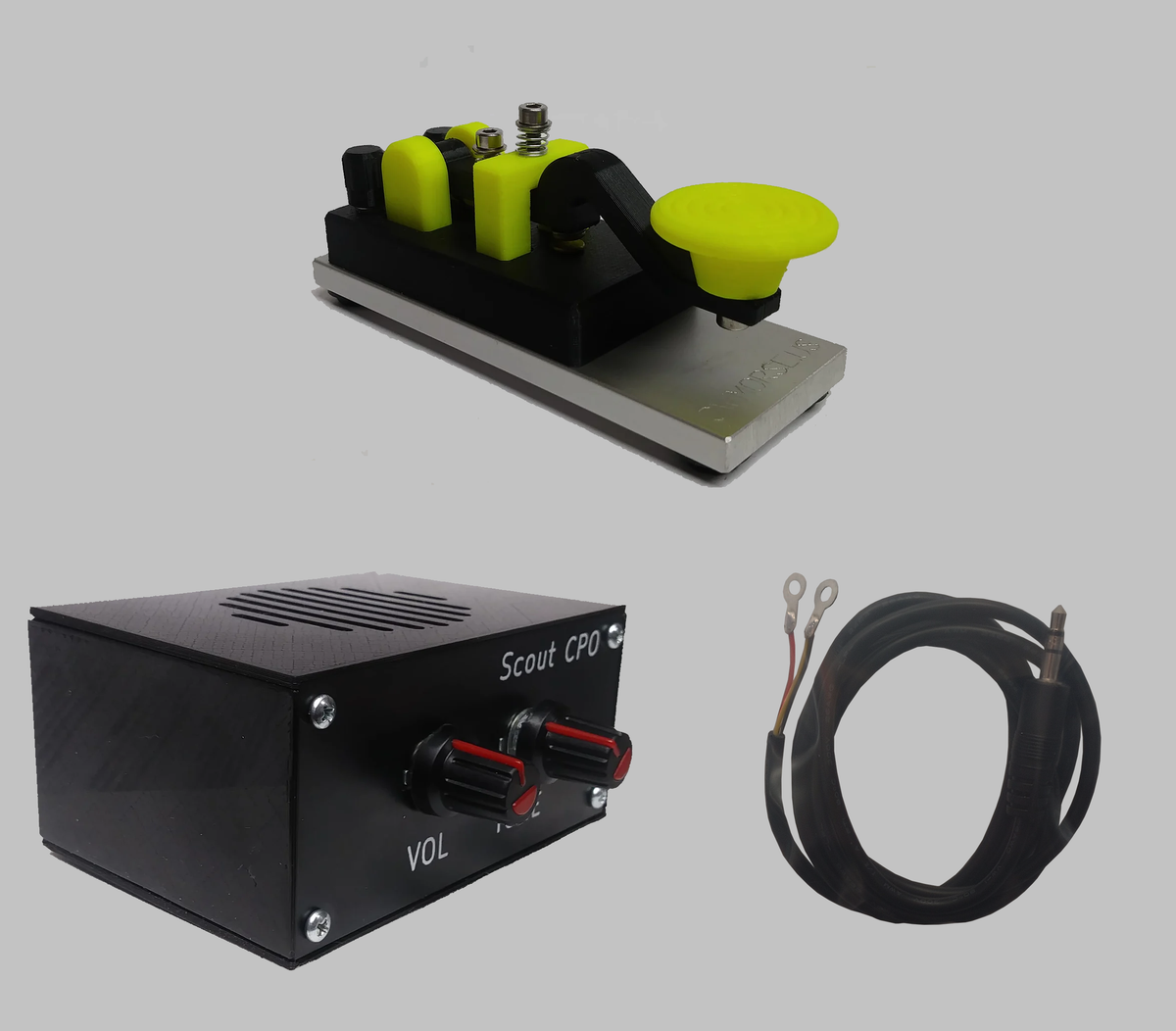 Camel Back Key Camel Back Straight Key and Scout Oscillator Bundle With Cable – cwmorse.us