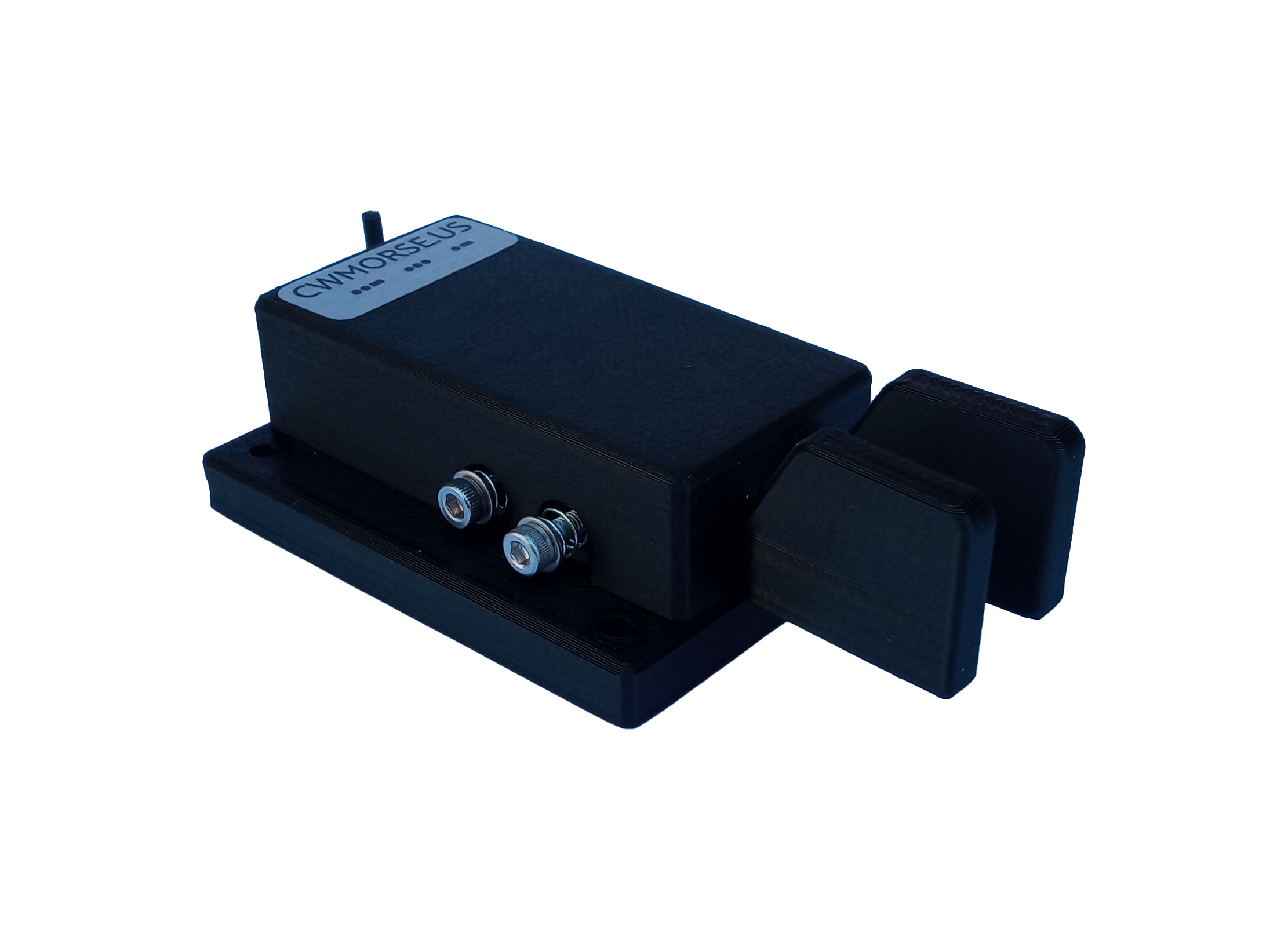 CW Morse Double Paddle Morse Code Key - Thumbnail 2