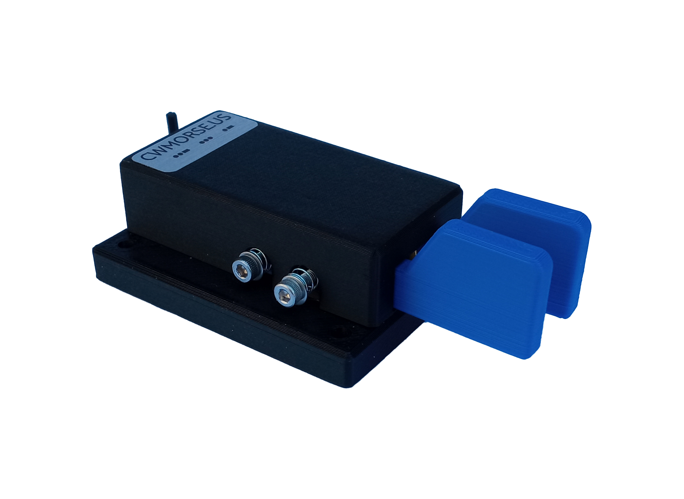 CW Morse Double Paddle Morse Code Key - Thumbnail 2