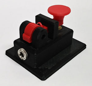 Red Nano QRP Morse Code Key