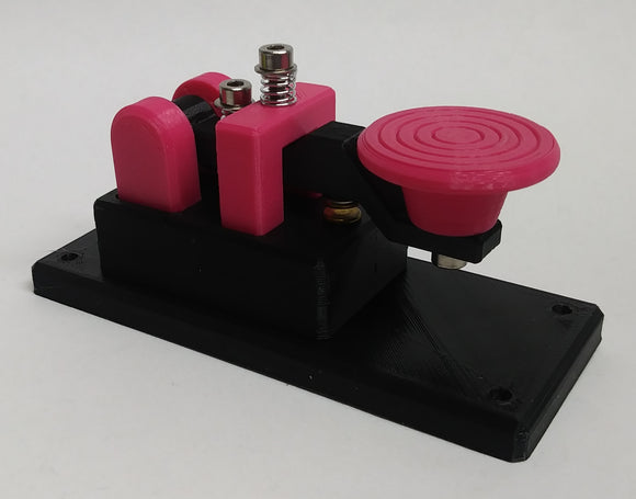 Lightweight Pink Micro Morse Code Key