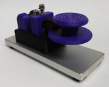 Purple Micro Morse Code Key W/ Aluminum Base