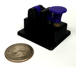 Purple Nano QRP Morse Code Key