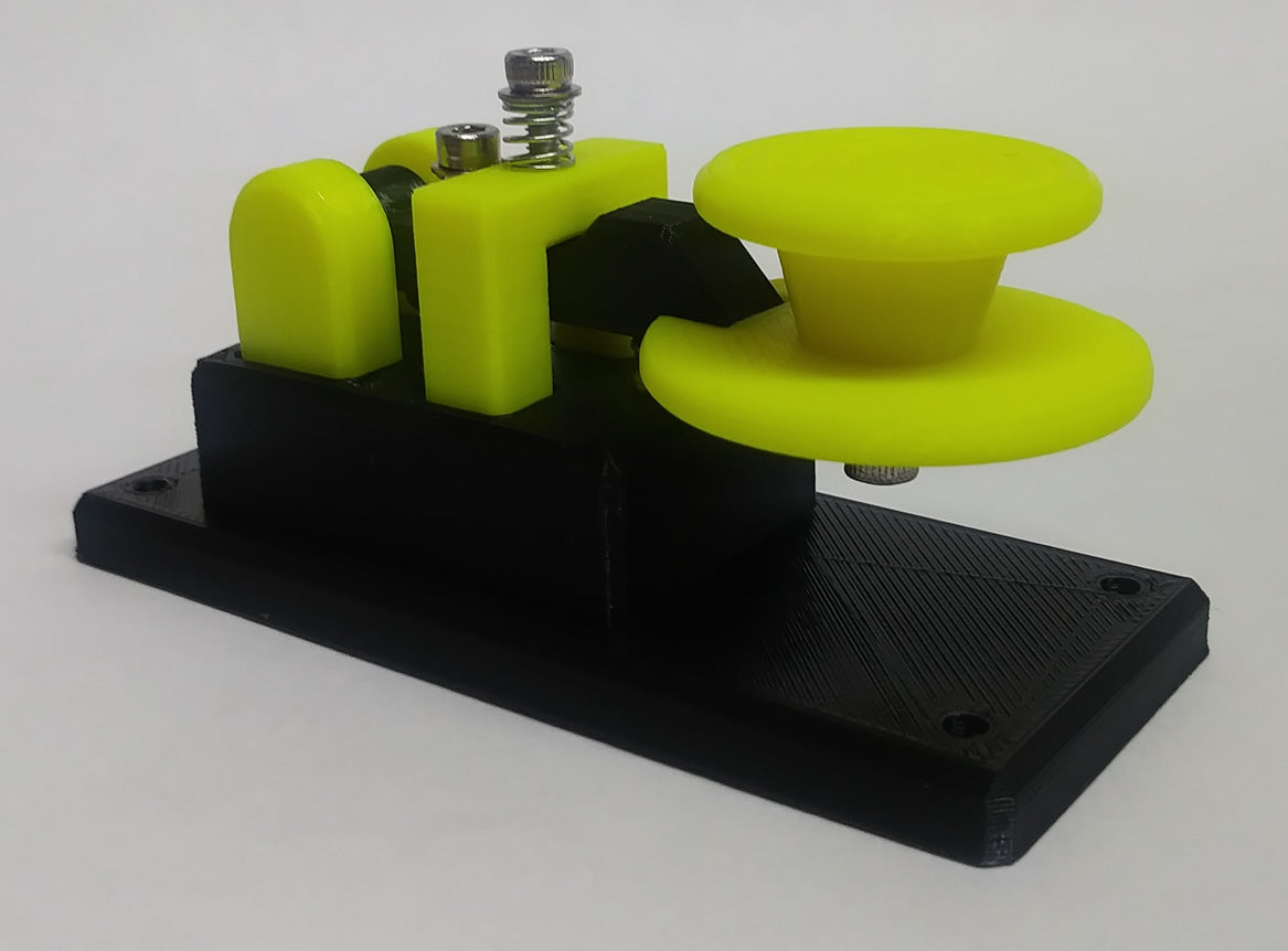 Lightweight Yellow Micro Morse Code Key – cwmorse.us